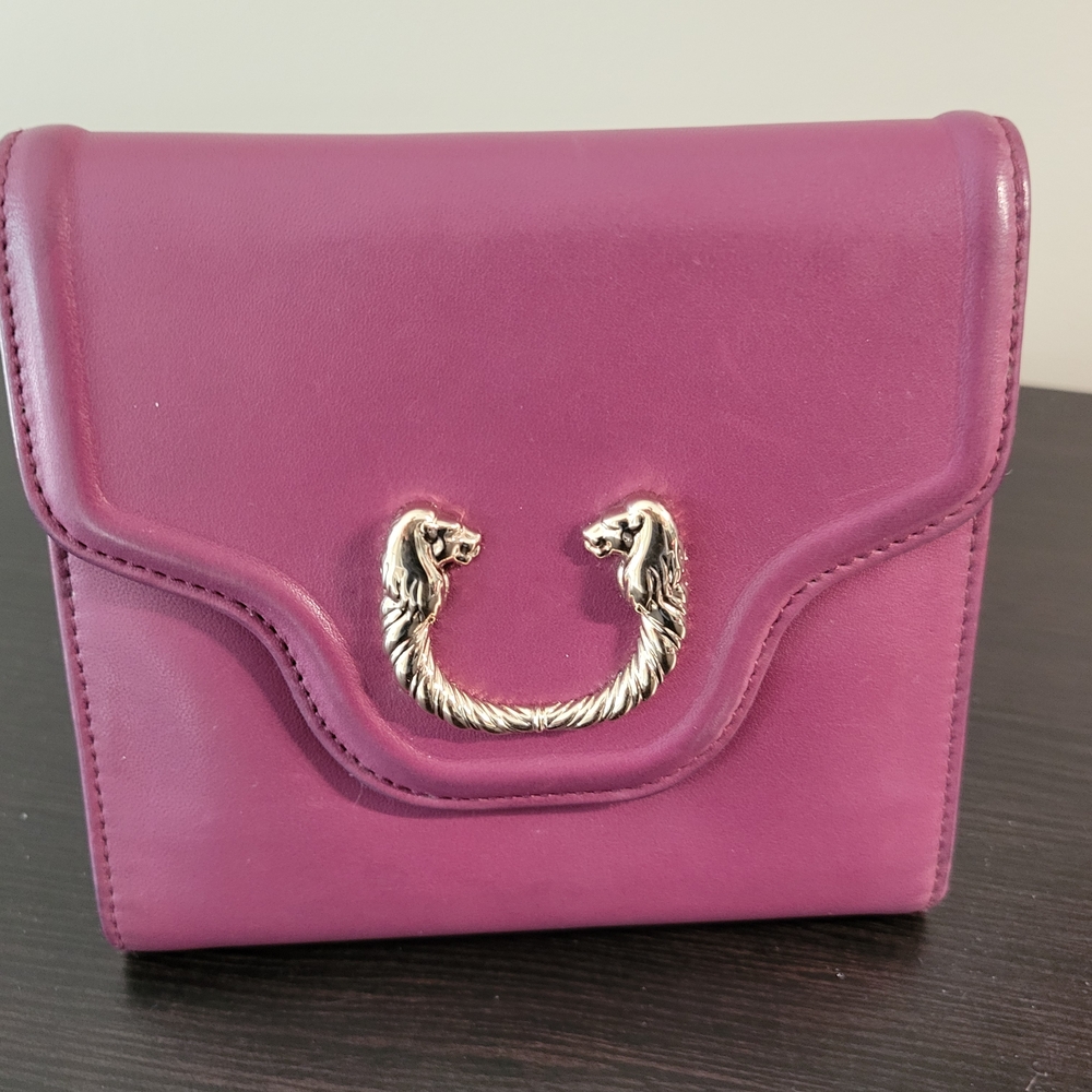 Bulgari Leather Horsehead Wallet